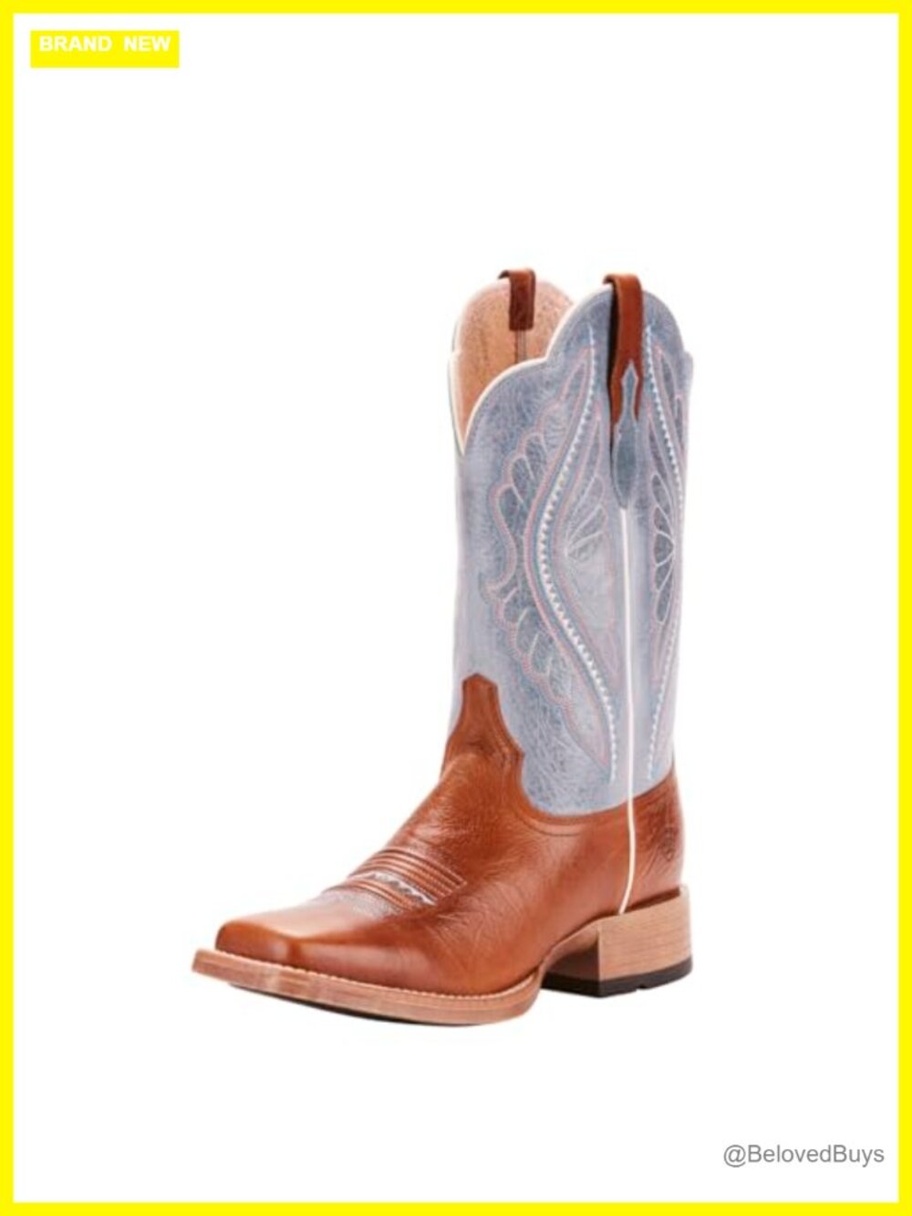 Ariat PrimeTime Western Boot Full-Grain Leather Square Toe Mid-Calf